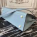 Hermes Light Blue Epsom Kelly 32cm Sellier Bag