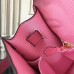 Hermes Pink Epsom Kelly 32cm Sellier Bag