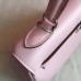 Hermes Rose Dragee Swift Kelly 25cm Retourne Handmade Bag