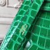 Hermes Kelly 32cm Bag In Bamboo Crocodile Leather