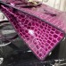 Hermes Kelly 32cm Bag In Fuchsia Crocodile Leather