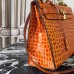 Hermes Kelly 32cm Bag In Orange Crocodile Leather