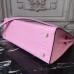 Hermes Kelly 32cm Bag In Pink Crocodile Leather