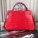 Hermes Kelly 32cm Bag In Red Crocodile Leather