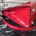 Hermes Kelly 32cm Bag In Red Crocodile Leather