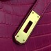 Hermes Kelly 32cm Bag In Rose Red Crocodile Leather