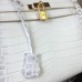 Hermes Kelly 32cm Bag In White Crocodile Leather