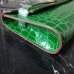 Hermes Bambou Crocodile Kelly Cut Clutch Bag