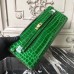 Hermes Bambou Crocodile Kelly Cut Clutch Bag