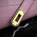 Hermes Pink Crocodile Kelly Cut Clutch Bag