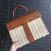 Hermes Brown Picnic Kelly 35cm Wicker Bag