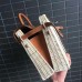 Hermes Brown Picnic Kelly 35cm Wicker Bag