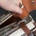 Hermes Brown Picnic Kelly 35cm Wicker Bag