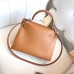 Hermes Multicolor Stripes Kelly 28cm Brown Bag