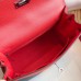 Hermes Multicolor Stripes Kelly 28cm Red Bag