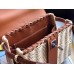 Hermes Brown Picnic Kelly Mini 20cm Wicker Bag