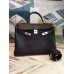 Hermes Cafe Clemence Kelly 35cm Handmade Bag