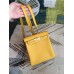 Hermes Yellow Clemence Kelly Ado PM Backpack