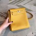 Hermes Yellow Clemence Kelly Ado PM Backpack