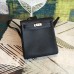 Hermes Black Clemence Kelly Ado PM Backpack