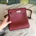 Hermes Bordeaux Clemence Kelly Ado PM Backpack