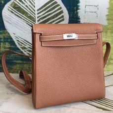 Hermes Brown Clemence Kelly Ado PM Backpack