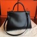 Hermes Black Box Kelly Retourne 32cm Handmade Bag