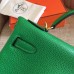 Hermes Bamboo Clemence Kelly Retourne 28cm Handmade Bag