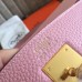 Hermes Pink Clemence Kelly Retourne 32cm Handmade Bag
