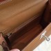 Hermes Brown Epsom Kelly 32cm Sellier Handmade Bag