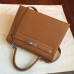 Hermes Brown Epsom Kelly 32cm Sellier Handmade Bag