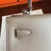 Hermes Etoupe Epsom Kelly 32cm Sellier Handmade Bag