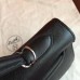 Hermes Black Epsom Kelly 32cm Sellier Handmade Bag
