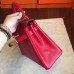 Hermes Red Epsom Kelly 32cm Sellier Handmade Bag