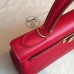 Hermes Red Epsom Kelly 32cm Sellier Handmade Bag