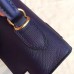 Hermes Sapphire Epsom Kelly 32cm Sellier Handmade Bag