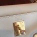 Hermes Ivory Swift Kelly Retourne 32cm Handmade Bag