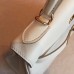 Hermes Ivory Swift Kelly Retourne 32cm Handmade Bag