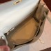 Hermes Ivory Swift Kelly Retourne 32cm Handmade Bag