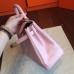 Hermes Rose Dragee Swift Kelly Retourne 32cm Handmade Bag