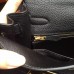 Hermes Black Clemence Kelly Retourne 28cm Handmade Bag