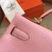 Hermes Pink Clemence Kelly Retourne 28cm Handmade Bag