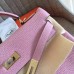 Hermes Pink Clemence Kelly Retourne 28cm Handmade Bag