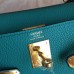 Hermes Blue Paon Clemence Kelly Retourne 32cm Handmade Bag