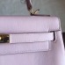 Hermes Rose Dragee Swift Kelly Retourne 28cm Handmade Bag