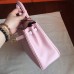 Hermes Rose Dragee Swift Kelly Retourne 28cm Handmade Bag