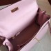 Hermes Rose Dragee Swift Kelly Retourne 28cm Handmade Bag