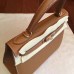 Hermes Brown Epsom Kelly Sellier 28cm Handmade Bag