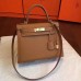 Hermes Brown Epsom Kelly Sellier 28cm Handmade Bag