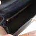 Hermes Black Epsom Kelly Sellier 28cm Handmade Bag
